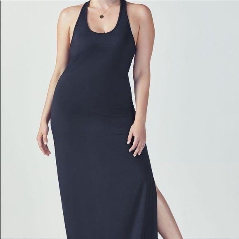 Fabletics Iliana Maxi Dress Blue Navy Size Large
